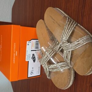 Adrienne Vittadini Proove Womens Round Mules